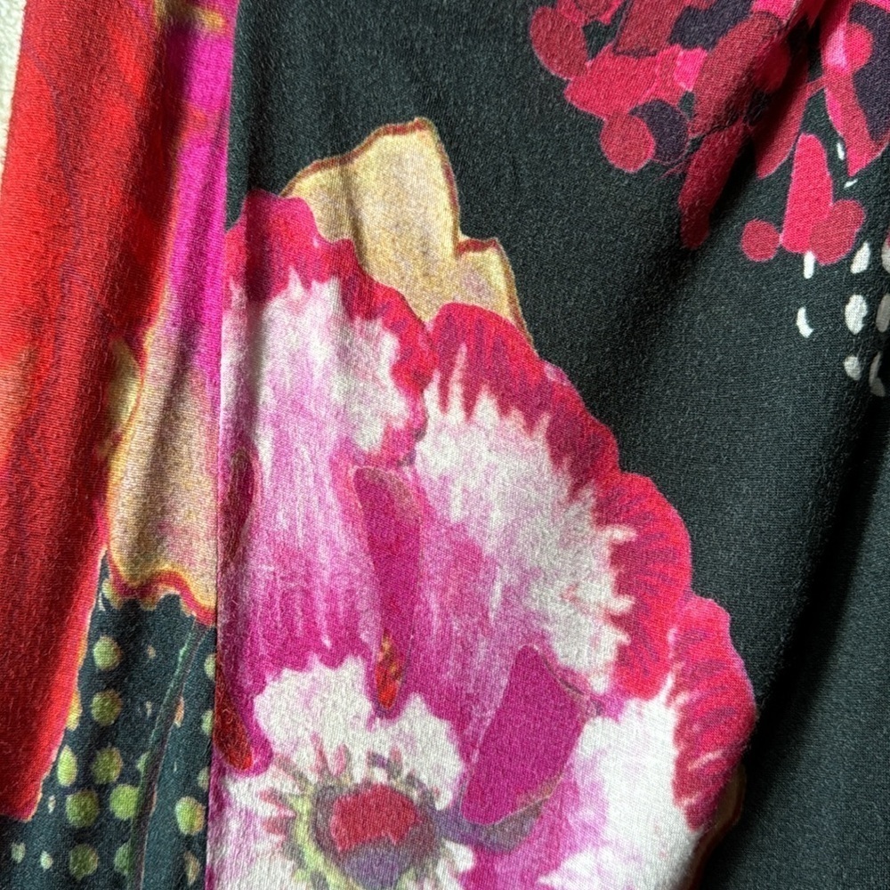 Desigual Floral Twist Dress Size Medium - Picture 5 of 5